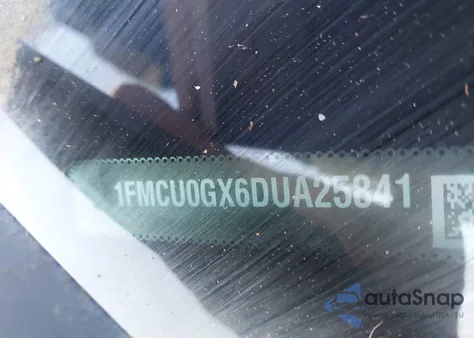 2013 Ford Escape Se из США, поврежденный, VIN 1FMCU0GX6DUA25841